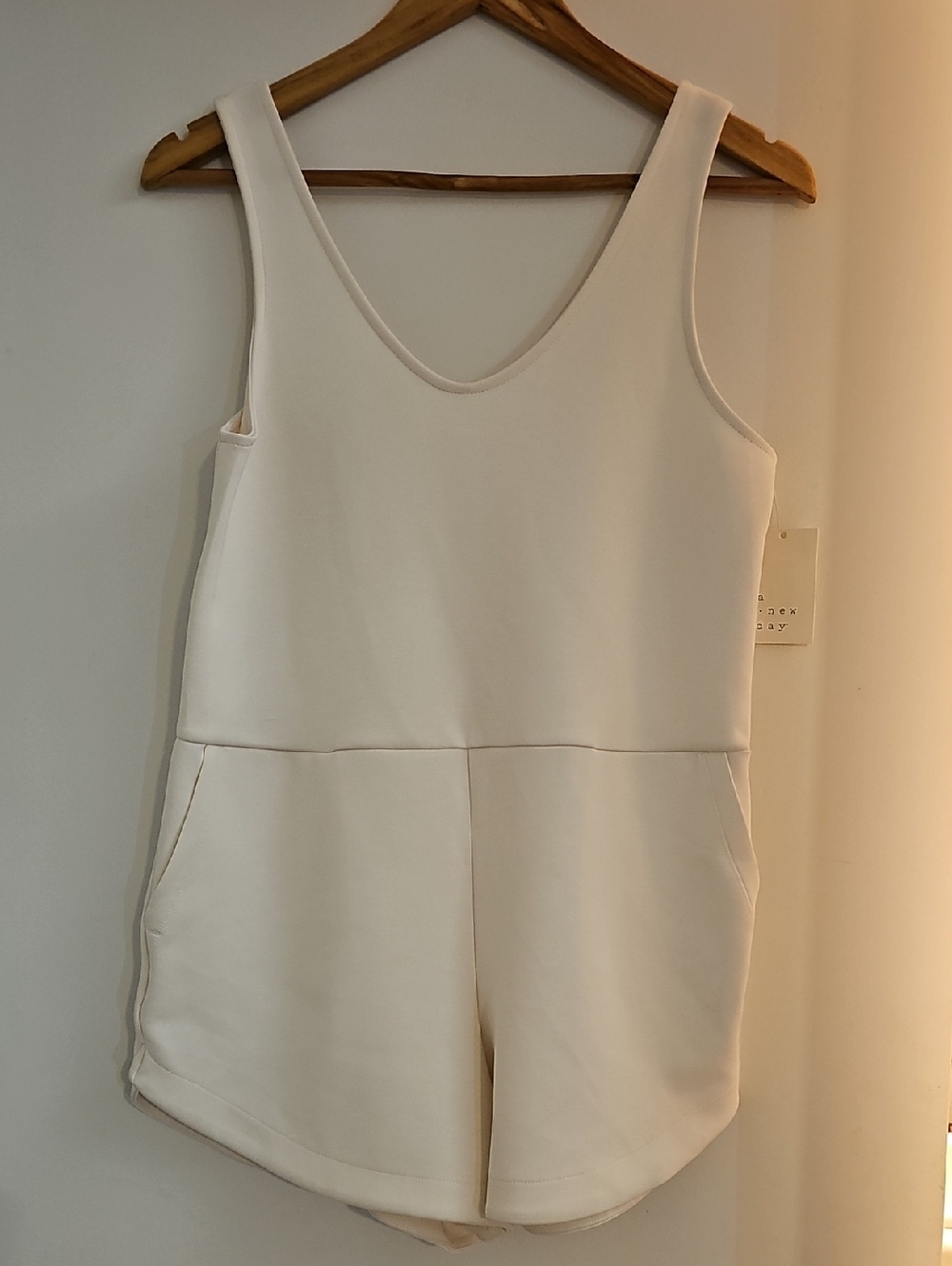 A New Day Cream Romper